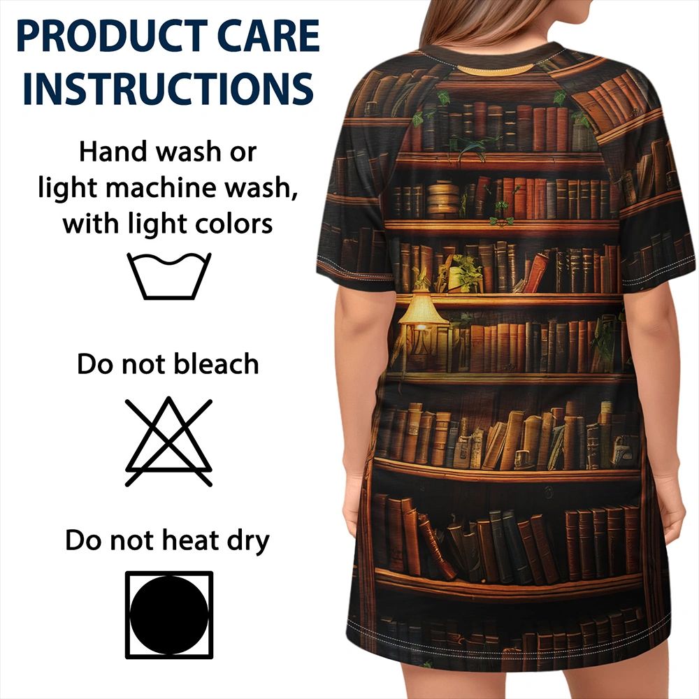 Reading Pajamas Girl Who Loves Books - Personalized Women's Sleep Tee