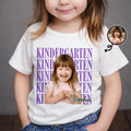 Custom Photo Kid Portrait Kindergarten - Personalized T Shirt