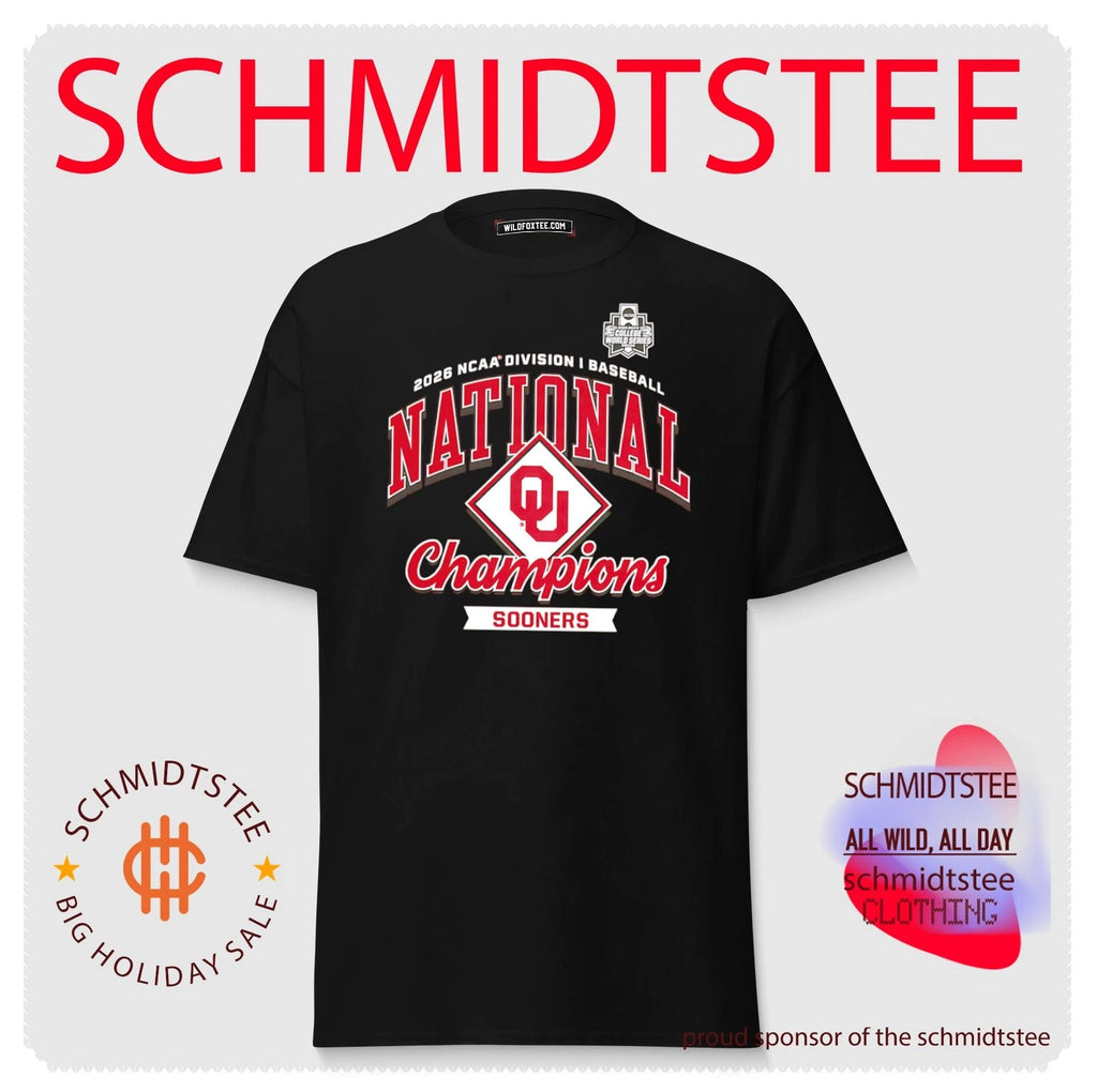 2026 Oklahoma Sooners NCAA Division I Baseball National Champions shirt