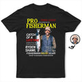 Custom Photo Fisherman Of The Year - Personalized T Shirt