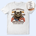 Stars & Stripes Grandpa Bear - Personalized T Shirt