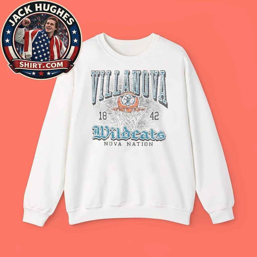 Original Villanova Wildcats Regional Franklin Logo T-Shirt