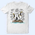 Funny Seagull Dad Where's Mom - Personalized T Shirt