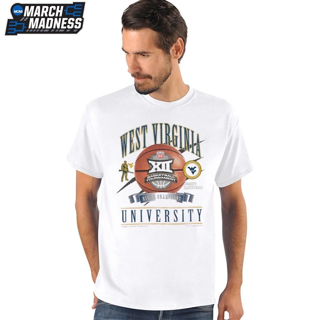 West Virginia Mountaineers 2026 Big 12 Women’s Basketball Champions Locker Room T-Shirt
