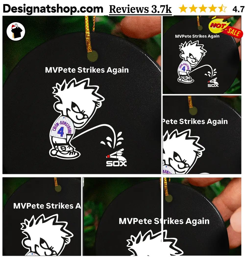 Pete Crow-Armstrong MVPete Strikes Again Calvin Peeing On Chicago Cubs shirt