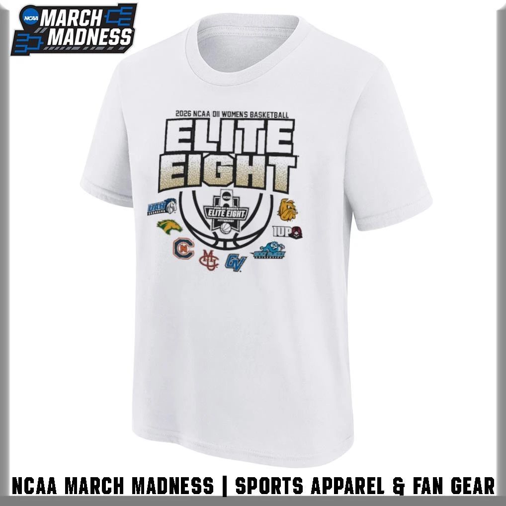 2026 NCAA Division II Women’s Basketball Elite Eight T-Shirt