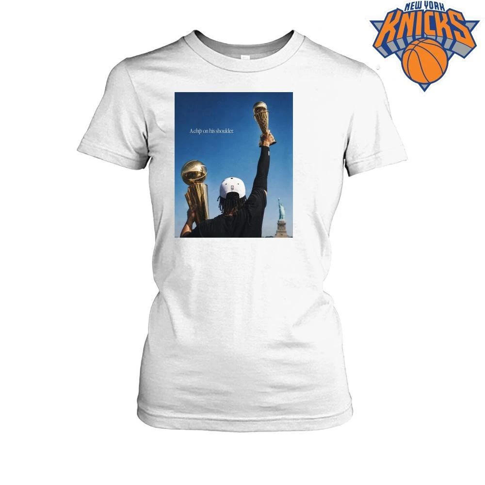A Chip On His Shoulder Basketball Champion Larry O Brien Trophy Graphic T Shirt