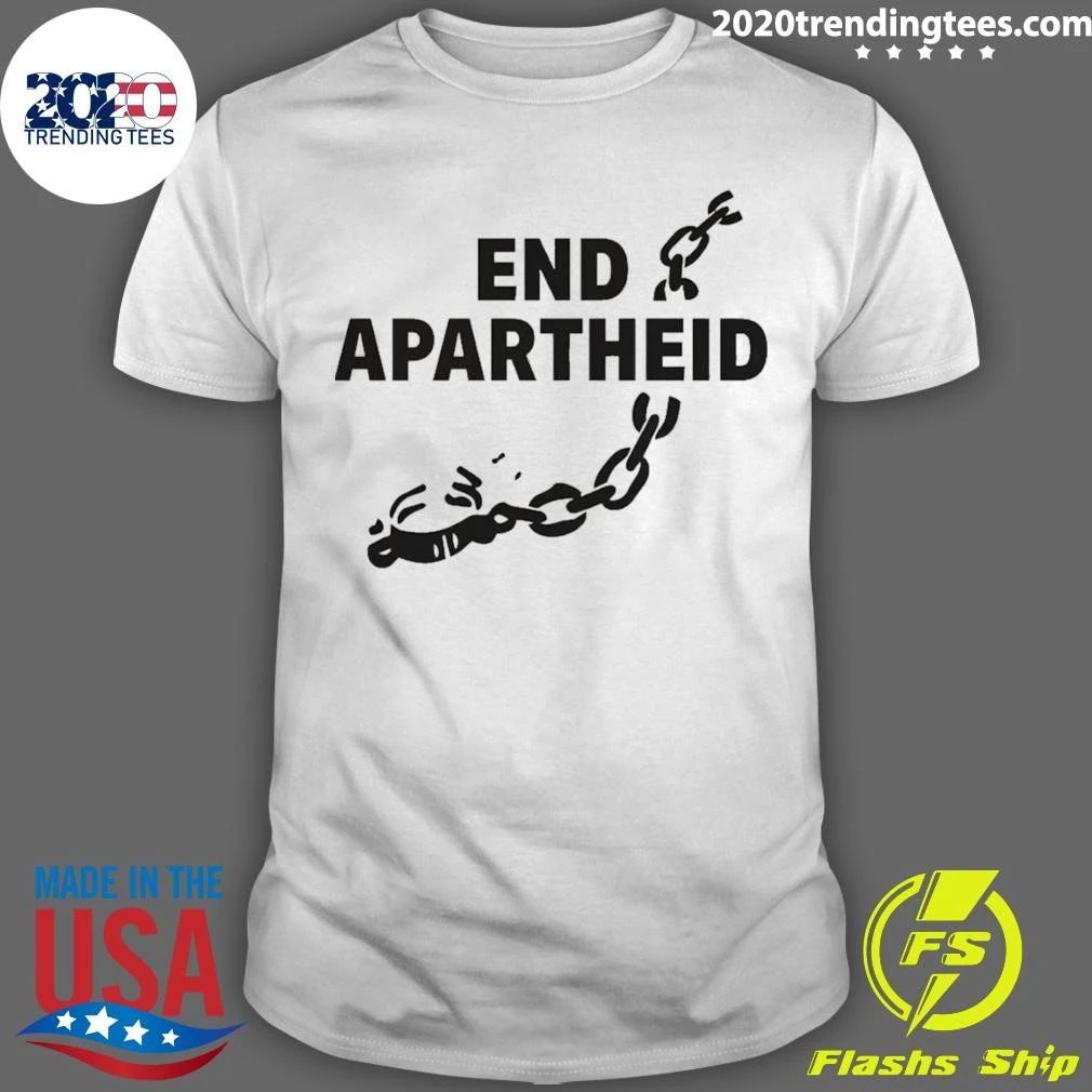 End Apartheid No Place for Hate Justice Statement 2026 shirt
