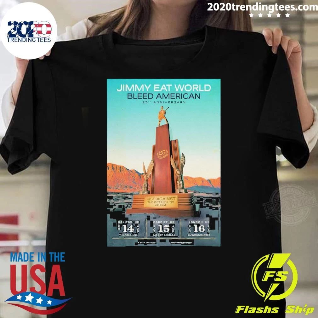 Jimmy Eat World August 16 2026 London UK Shirt