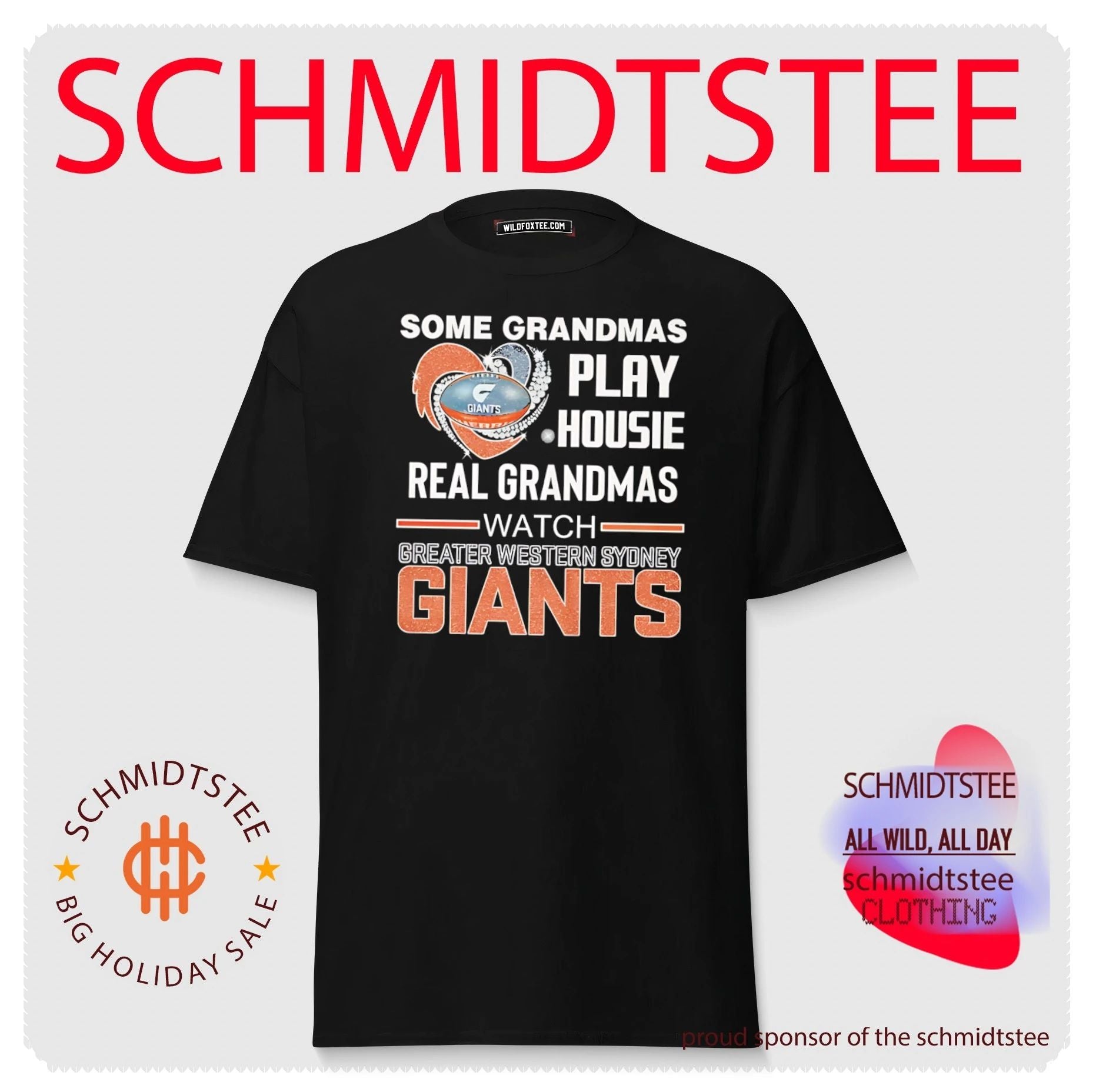 Some grandmas play housie real grandmas watch Greater Western Sydney Giants shirt