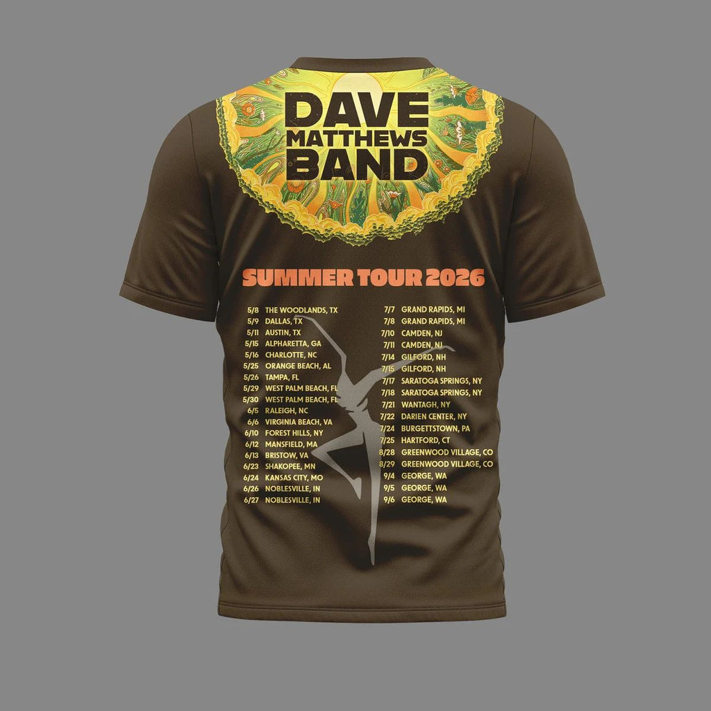 Dave Matthews Band Summer Tour 2026 T-Shirt