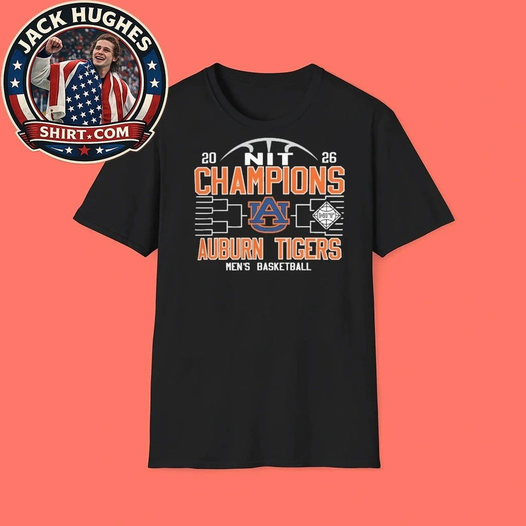 Auburn Tigers NIT 2026 Champions Men’s Basketball Logo Shirt