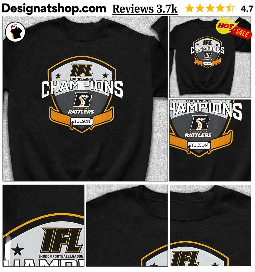 Arizona Rattlers Indoor Football League IFL Champions Tucson Graphic shirt