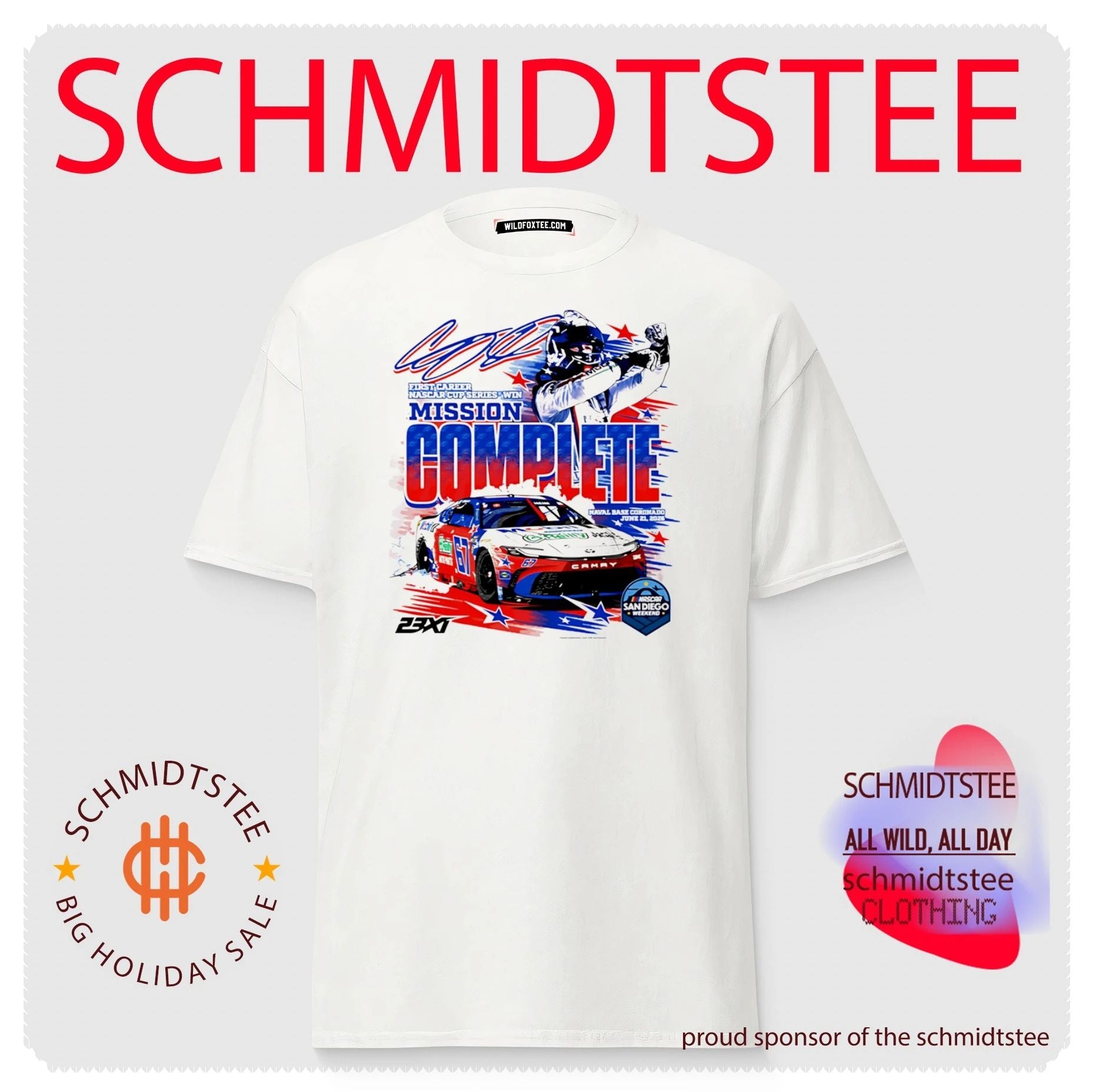 Corey Heim 23XI Racing Mission Complete NASCAR Cup Series Win shirt
