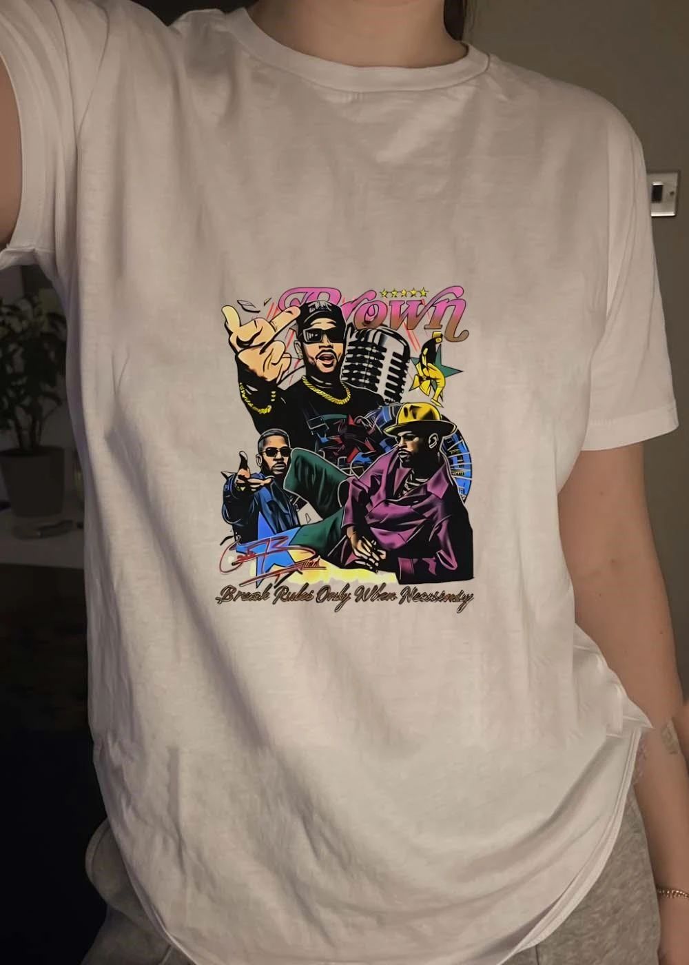 Brown Break Rules Only When Necessary Chris Brown T-Shirt