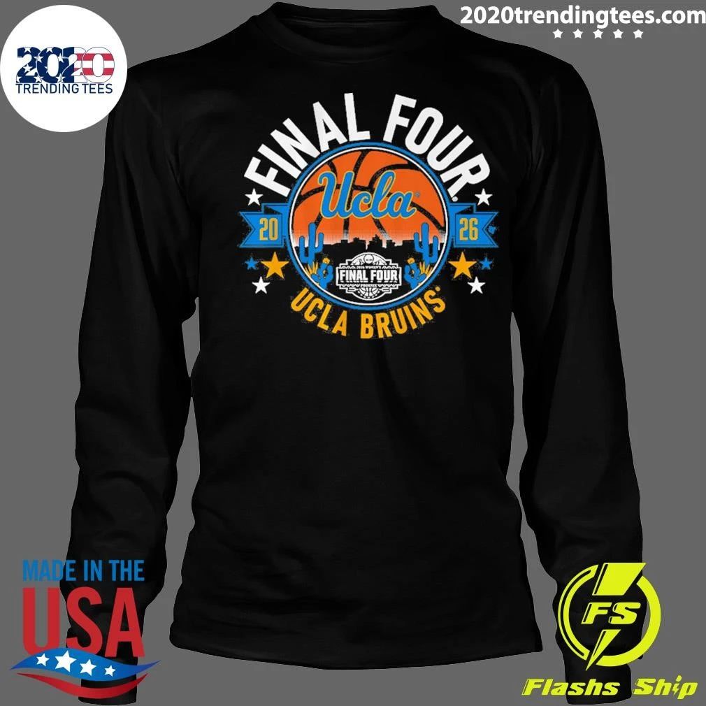 UCLA Bruins Women’s Basketball 2026 Final Four T-shirt – NCAA WBB Fan Shirt