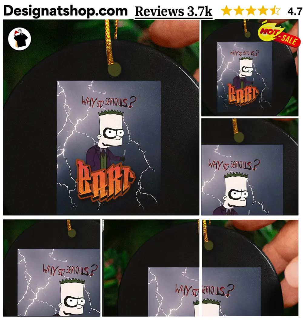 Bart Joker character Why so serious Halloween shirt