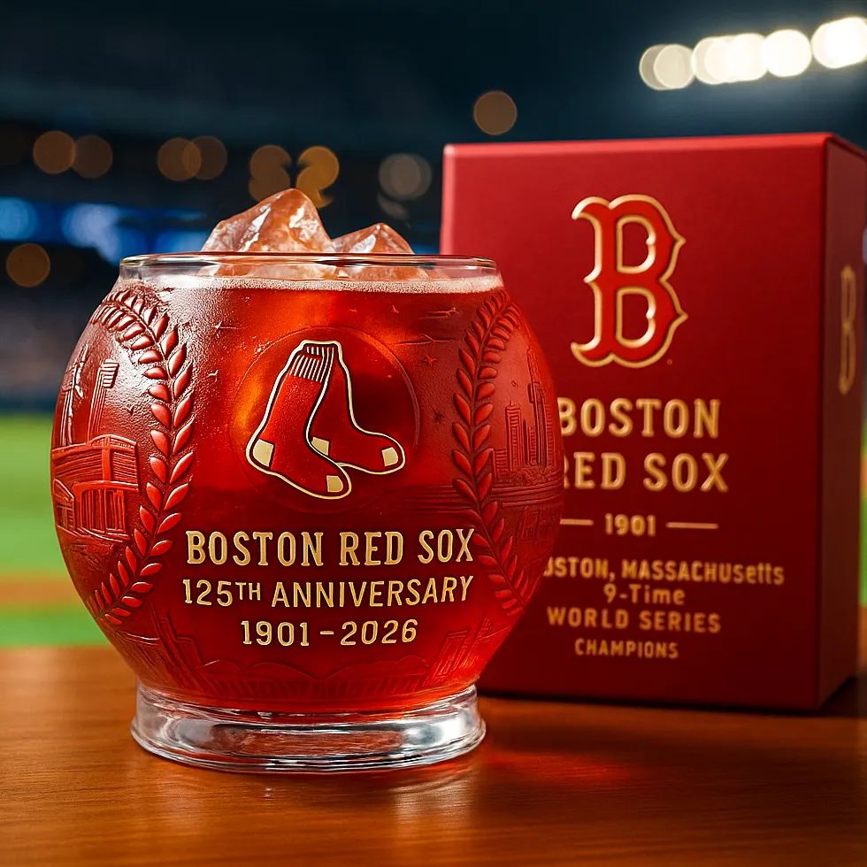 Boston Red Sox 125th Anniversary 1901-2026 Whiskey Glass