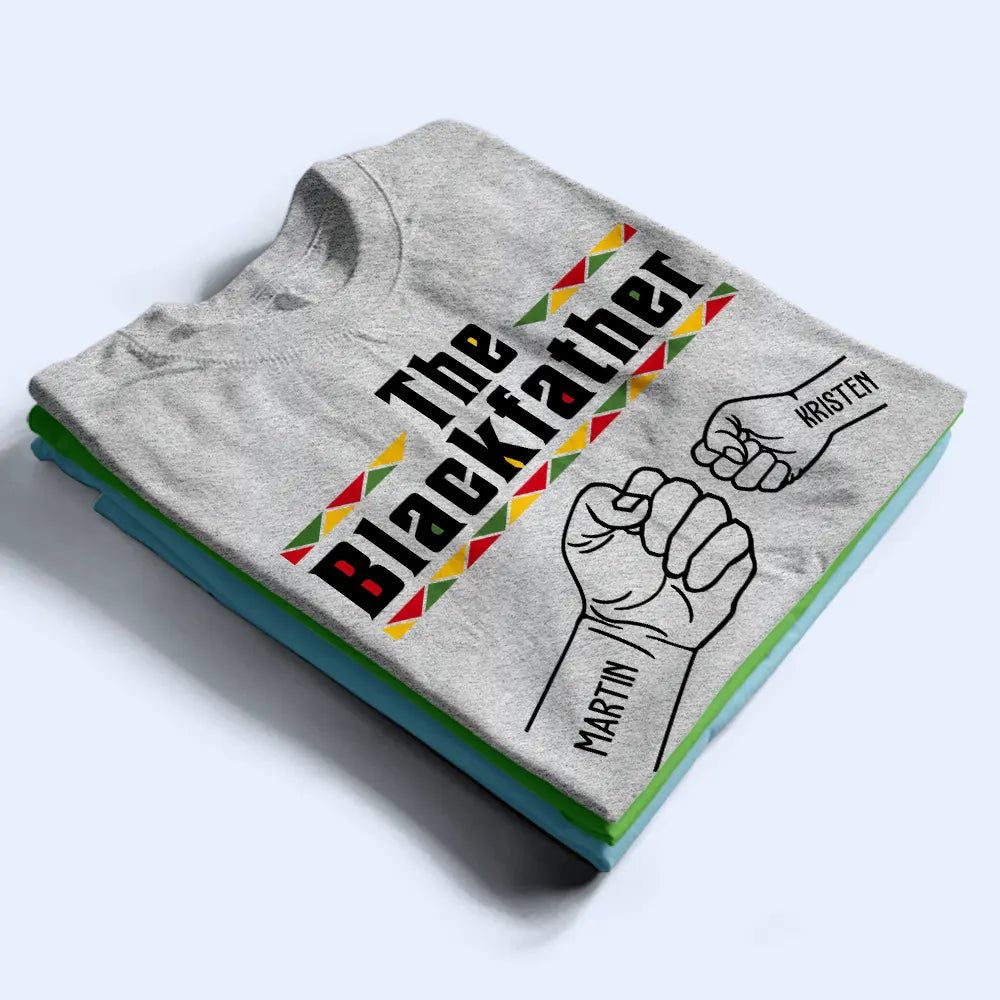 The Blackfather Fist Bump - Personalized T Shirt