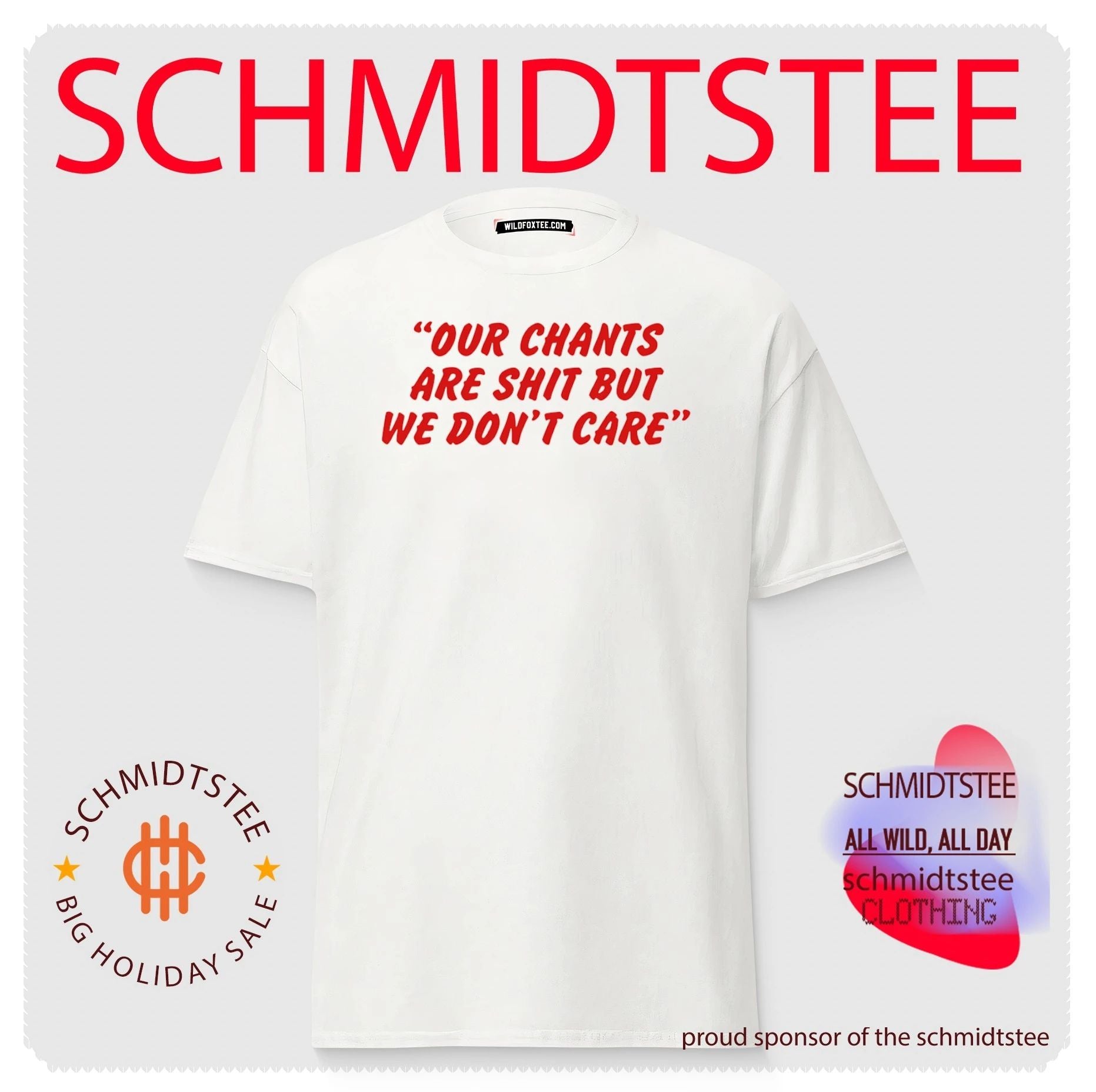 Our Chants Are Shit but We Don’t Care soccer fans shirt
