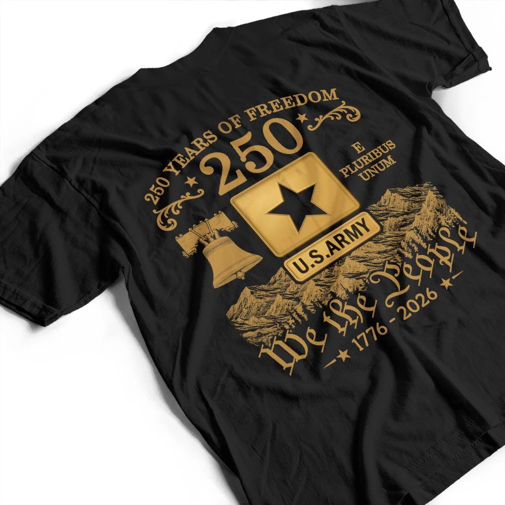 Custom Photo American Hero 250 Years Of Freedom - Personalized T Shirt