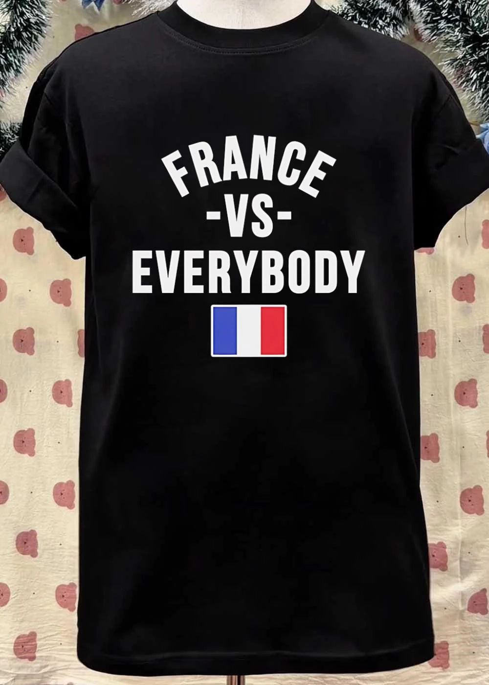 France vs Everybody National Flag shirt