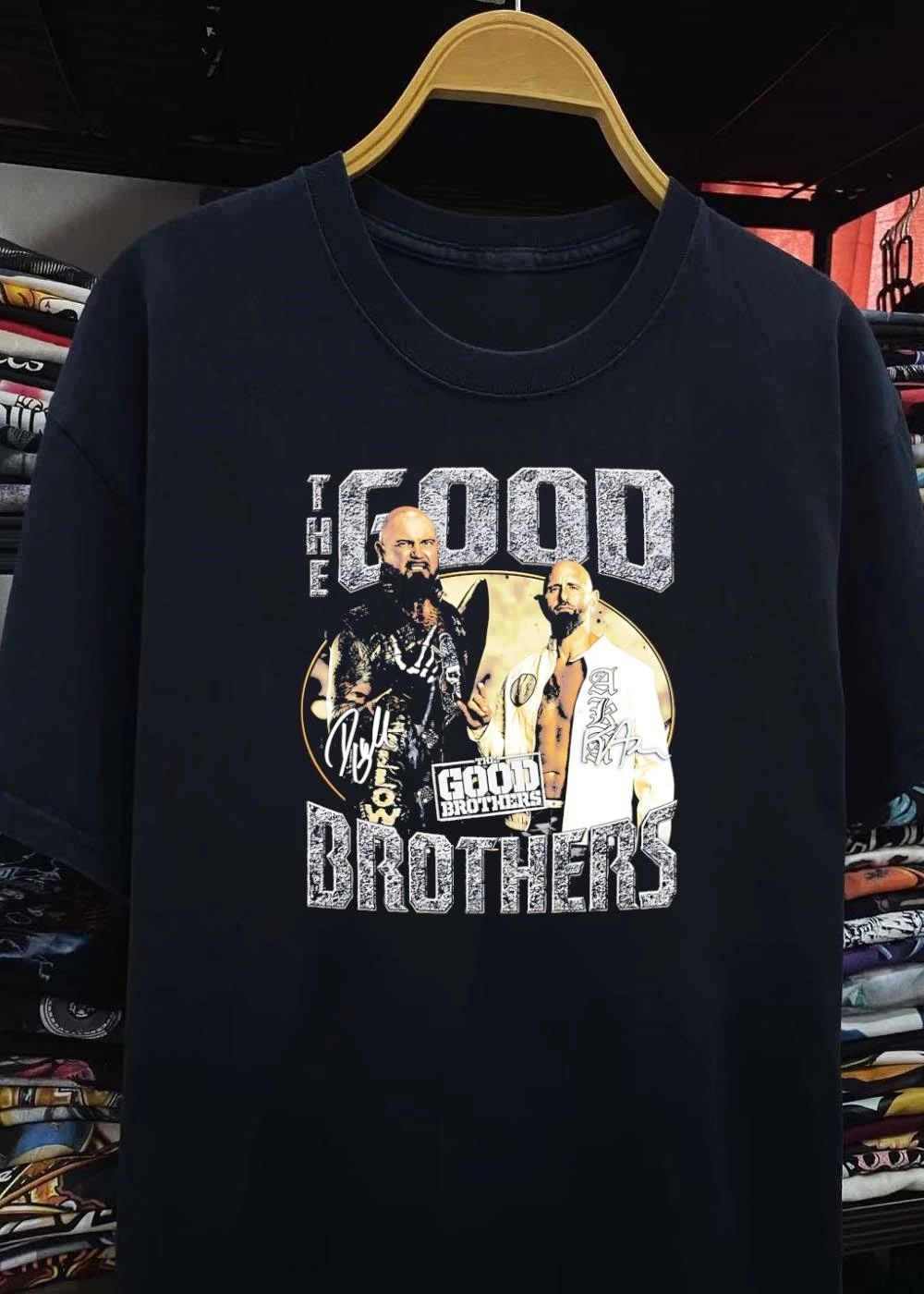 Doc Gallows and Karl Anderson Signed The Good Brothers T-Shirt