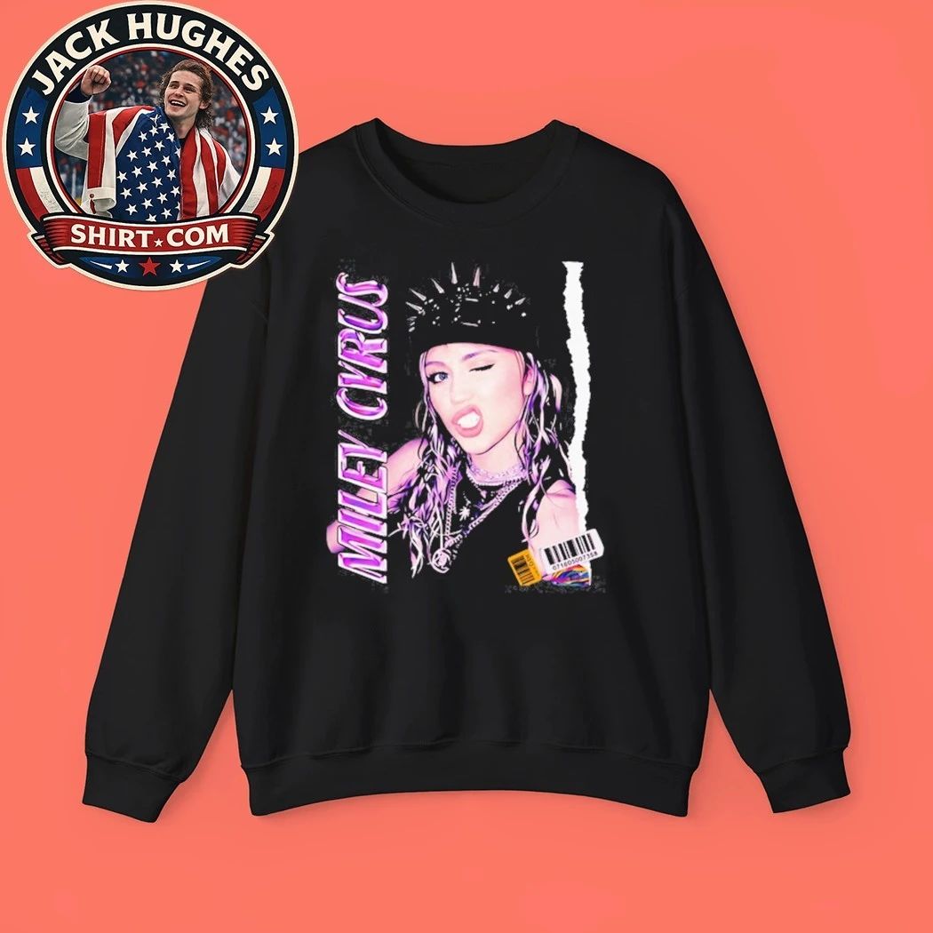Miley Cyrus Rock Style Pose Shirt