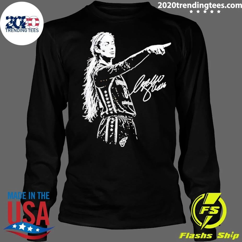 Sophie Cunningham Point Indiana Fever Wnba Basketball 2026 Signature Shirt