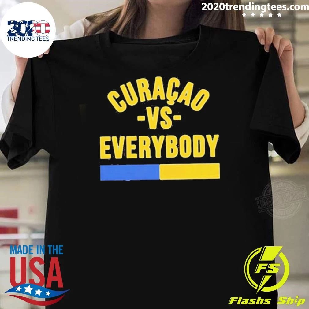 Curaçao Vs Everybody Caribbean Island Pride Shirt