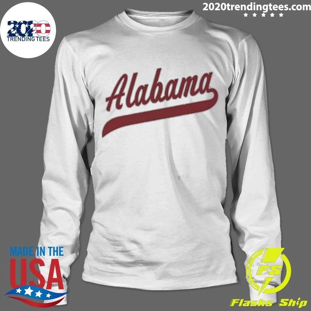 Alabama Baseball Logo Script Vintage Shirt