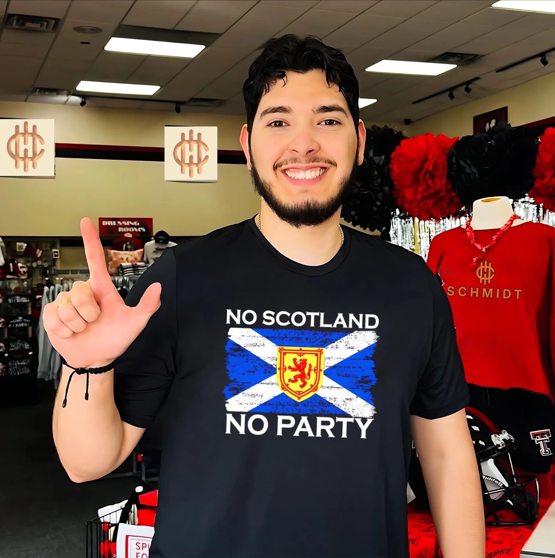 No Scotland No Party Scottish Football Soccer Fan shirt