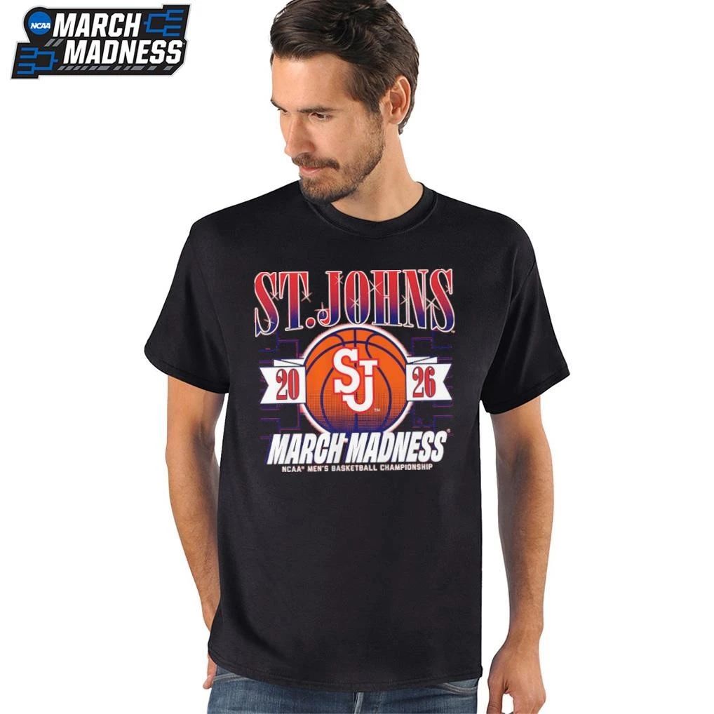 St. Johns Red Storm Men’s Basketball 2026 NCAA Division I Championship March Madness Bound T-Shirt