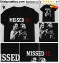Caitlin Clark Angel Reese Missed It Viral Basketball Meme Graphic shirt