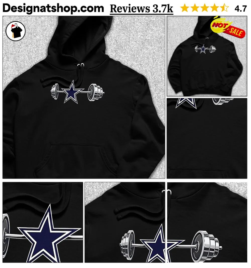 Cowboys Barbell Dallas Football Weightlifting Spirit Of True Champions Shirt