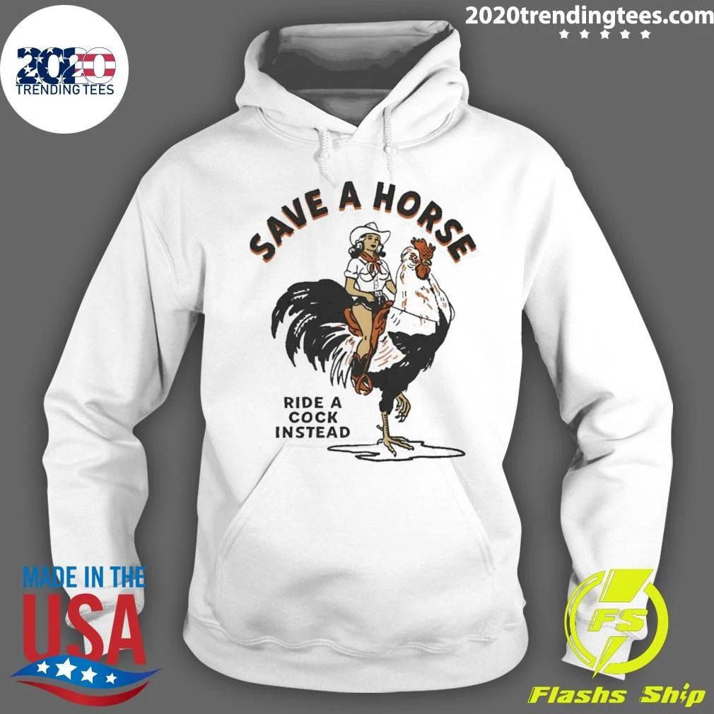 Cowgirl Save A Horse Ride A Cock Instead Vintage Shirt
