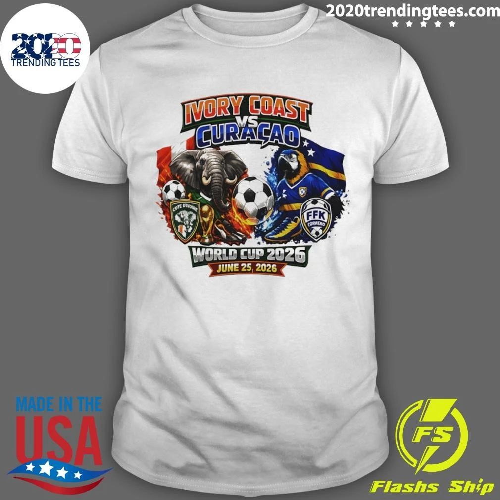 Ivory Coast Vs Curacao Soccer World Cup June 25 2026 Shirt
