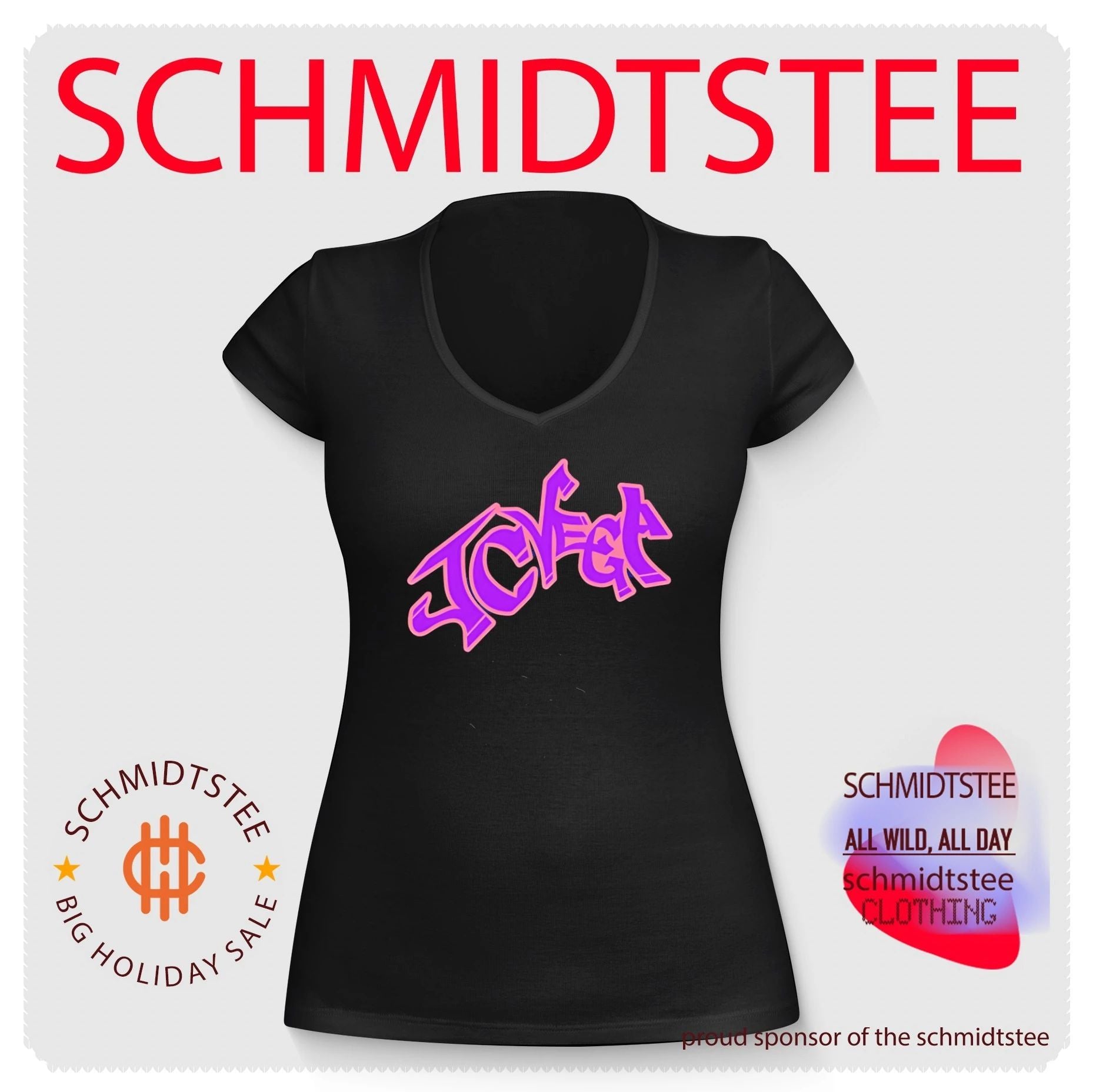 The Jcvega graffiti style shirt