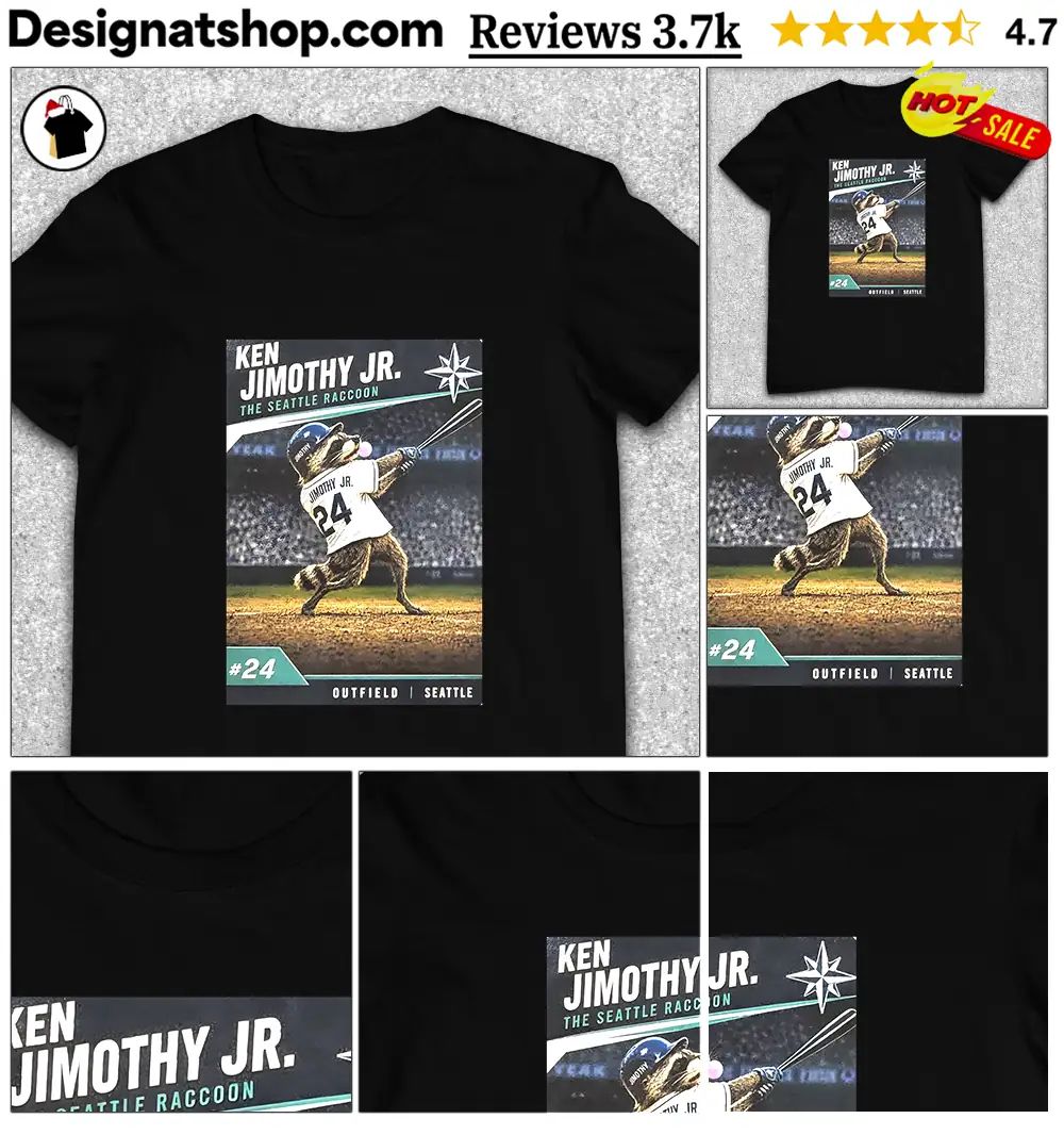 Seattle Mariners Ken Jimothy Jr The Seattle Raccoon shirt