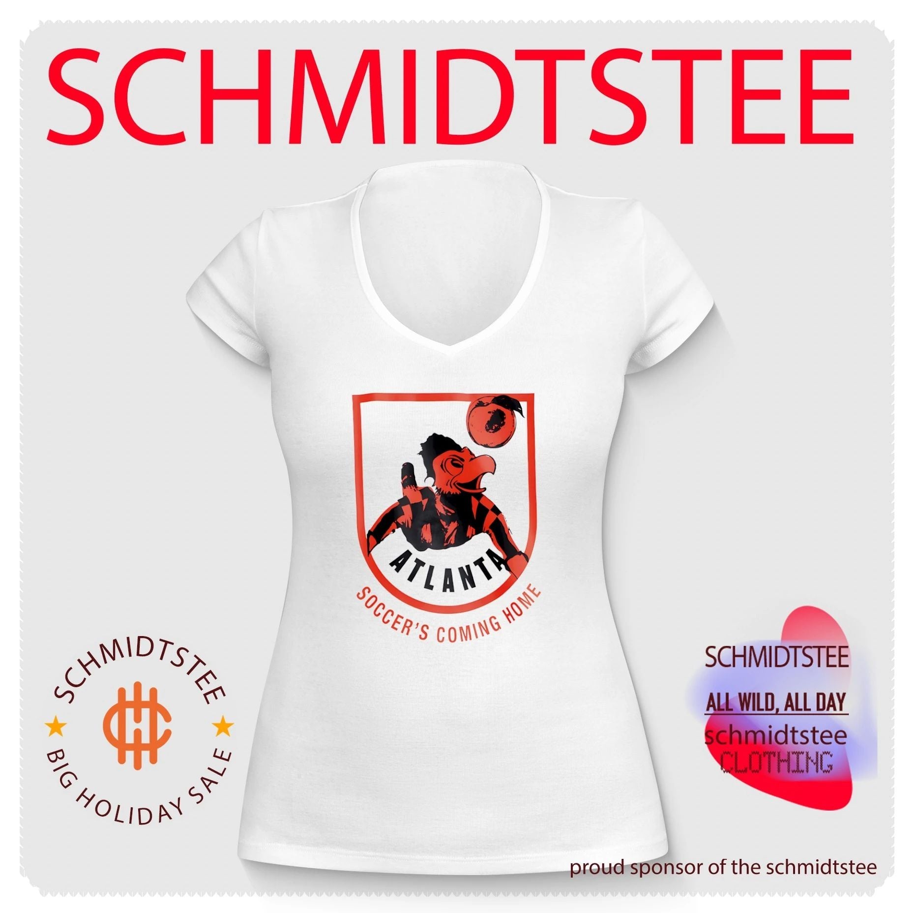 Atlanta Soccer’s Coming Home Road Trip Peach Soccer shirt