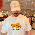Fih Stih fish sticks funny food silly pun shirt