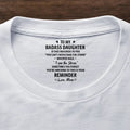If Fate Whispers To You Daughter - Personalized T Shirt