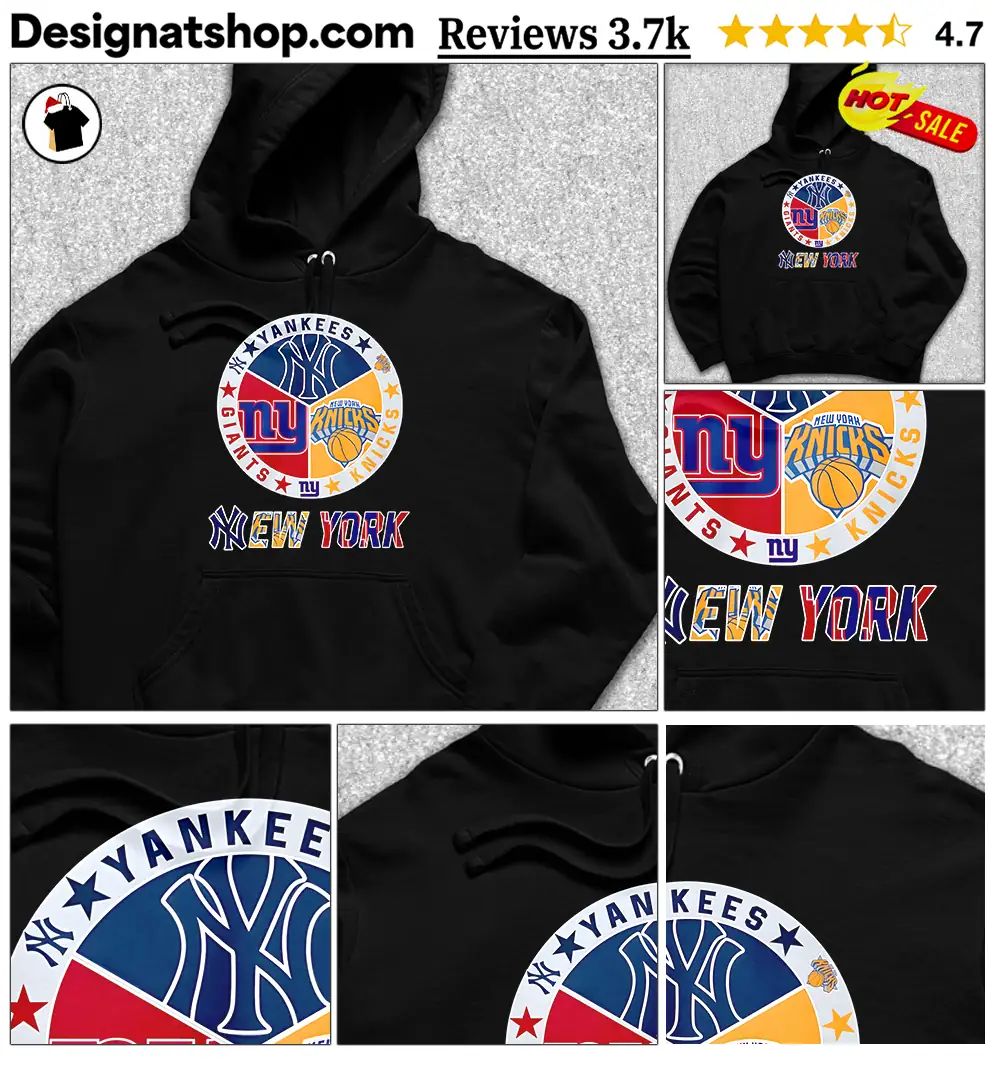Yankees Giants Knicks New York Logo sports shirt