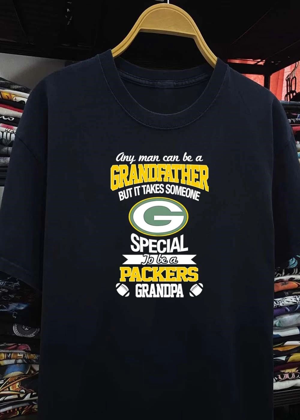 Any Man Can Be a Grandfather but It Takes Someone Special to Be a Packers Grandpa shirt