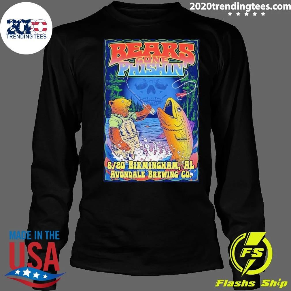 Bears Gone Phishin June 20 2026 Birmingham, Al Poster Shirt
