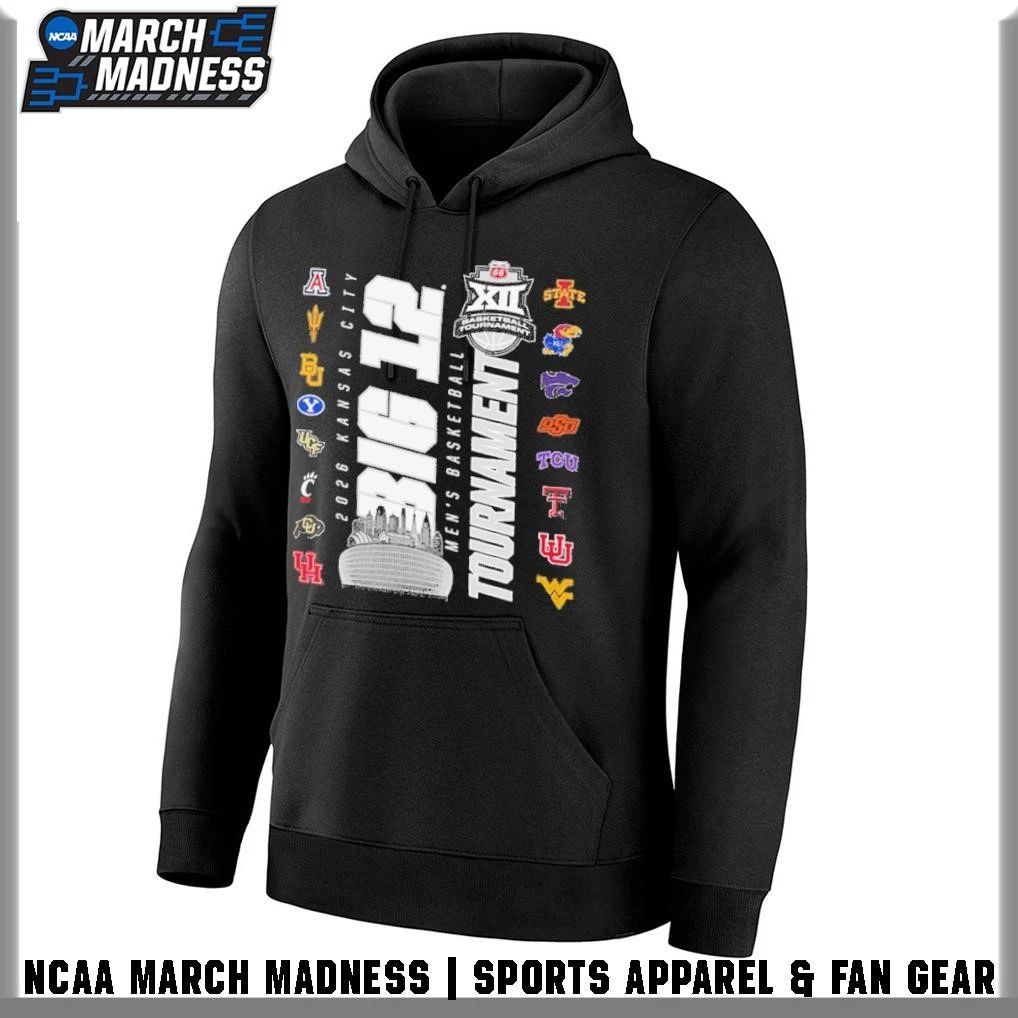 16 Teams 2026 Big 12 Men’s Basketball Tournament T-Shirt