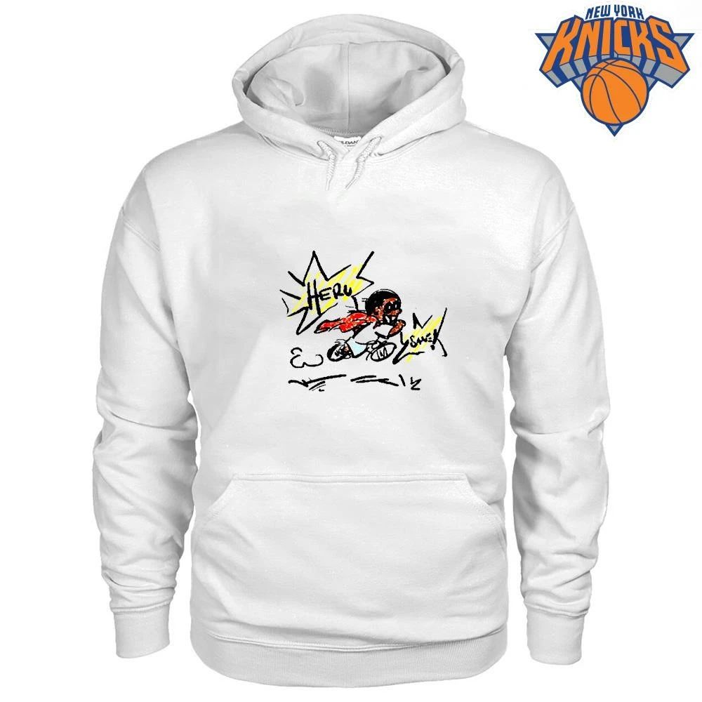 Heru Save Cute Super Hero Cartoon Sketch Style Cream T Shirt