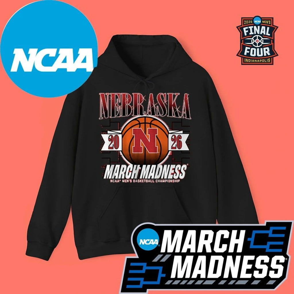 Nebraska Cornhuskers MBB 2026 NCAA Women’s Basketball Championship March Madness Logo Shirt