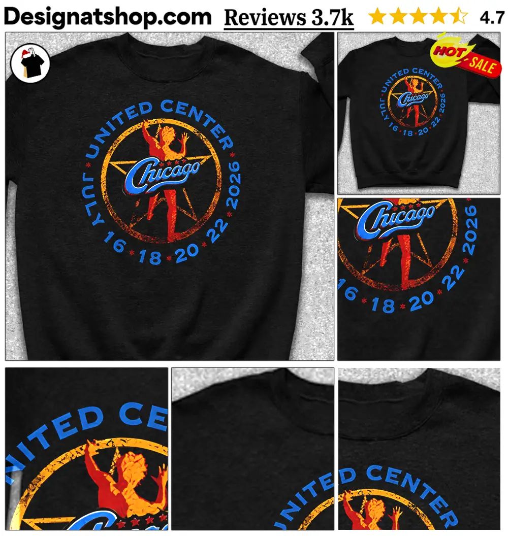 Rush Band Music concert souvenir United Center Chicago July 16 18 20 22 2026 tour shirt