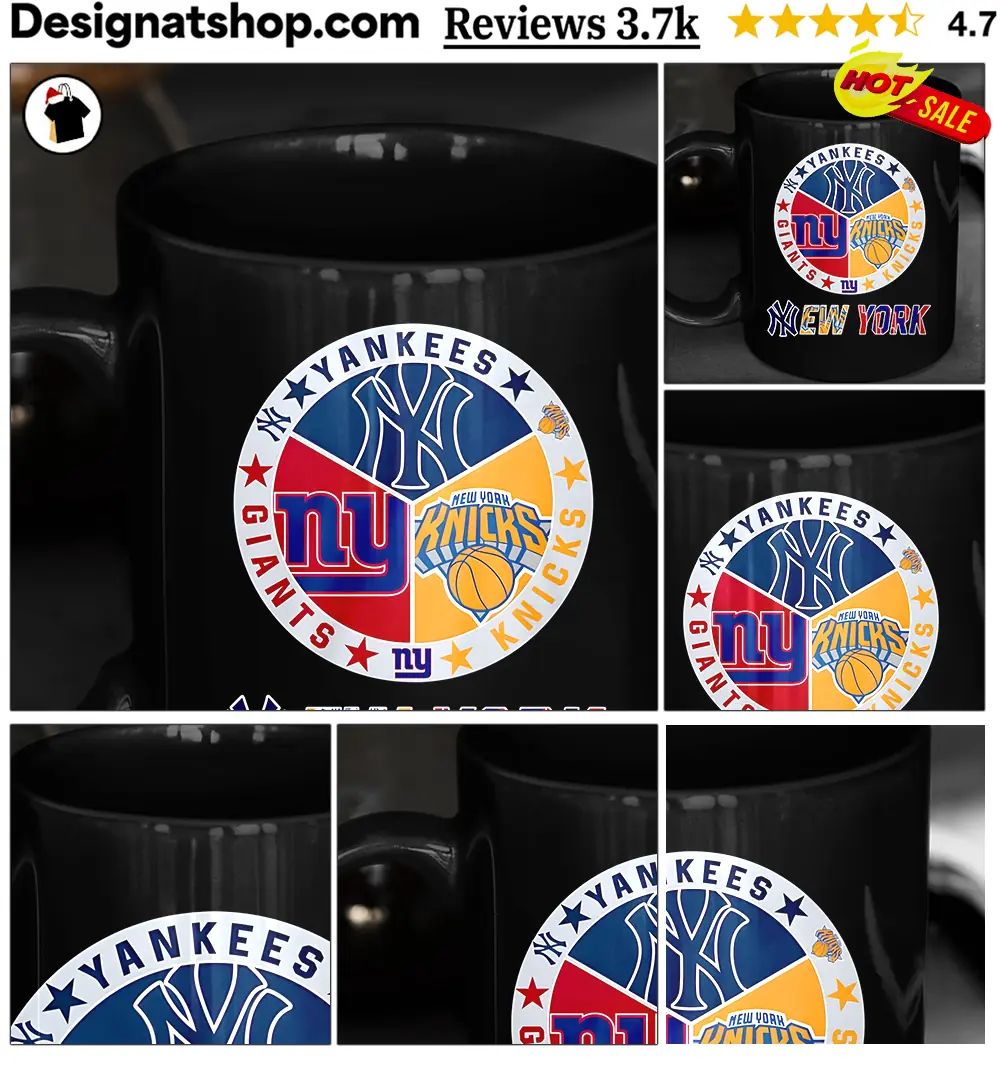 Yankees Giants Knicks New York Logo sports shirt